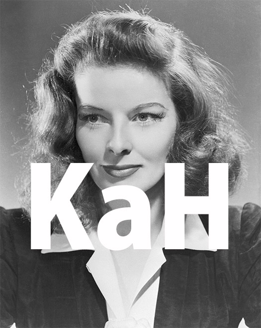 KaH con 33 años, edad a la que interpreta The Philadelphia Story (1940) KaH con 33